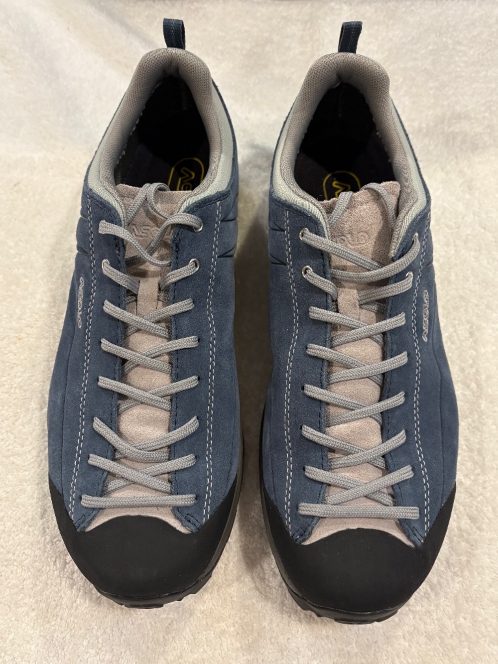 Asolo Suede Approach Hiking Shoes Blue Gray Men’s 10.5